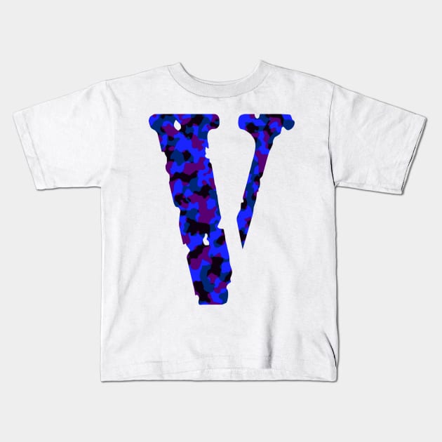 Vlone military bleu Kids T-Shirt by Proadvance